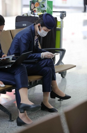 【街拍心灵】机场偶遇库里丝和短丝