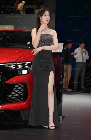 车展篇-模特穿丝的只有你了58P 11P
