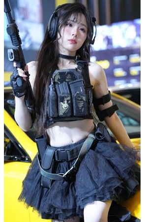 车模cos女狙击手【套图+视频】