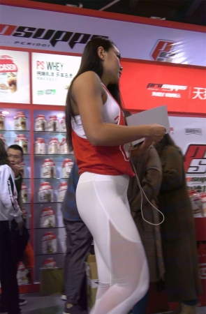 运动紧身瑜伽裤性感美女