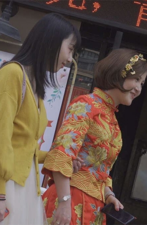 迎宾的魅力新娘