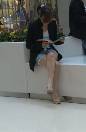 专柜美女 性感美足