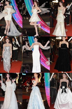 251128广州天德广场40位网红高端礼服走秀打包合集