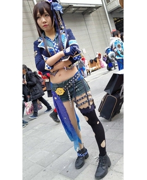 4k – 一脸清纯的cosplay二次元美少女