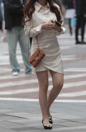 气质高跟街拍少妇