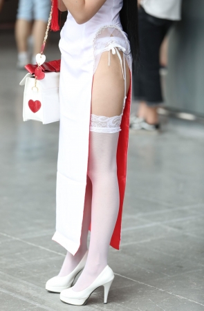 高跟白丝