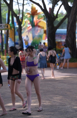 夏日清爽比基尼闺蜜