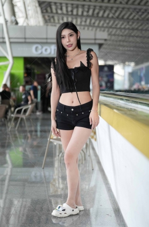 25广州台球展热裤美腿65P 9P