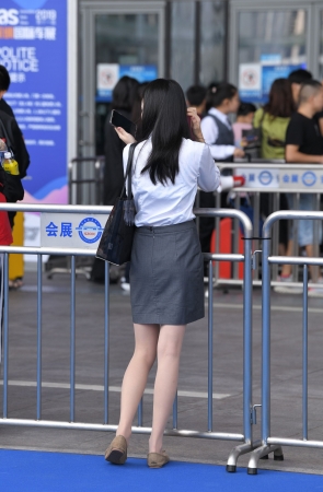 平底鞋丝袜OL美女