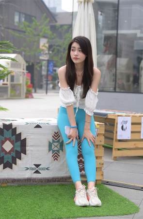 不吃鸡蛋街拍作品 – 不吃鸡蛋-夏日幽蓝