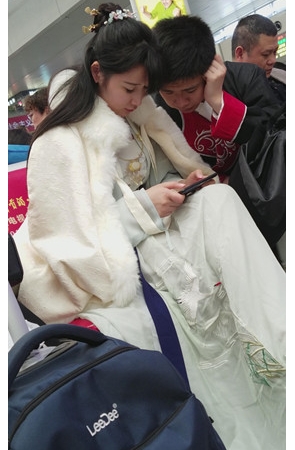 漂亮的古装女孩