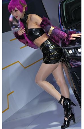 COS短裙肉丝模特(81P)