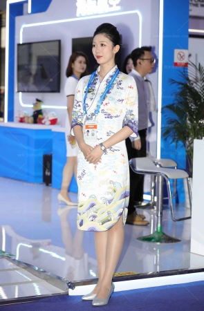 海航空姐气质美丽并存灰丝海天祥云细高跟养眼 10P