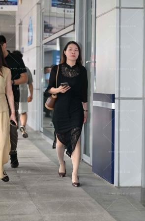 黑裙高跟成熟韵味 [19P]