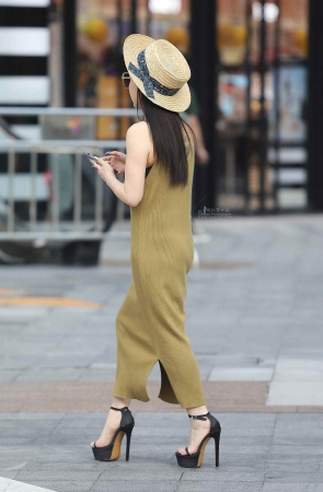 气质街拍高跟shaofu