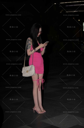 粉色包臀裙粉色凉高  [19P]