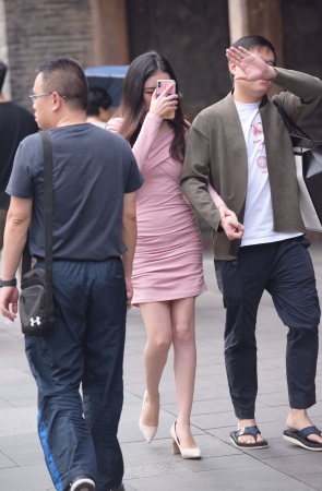 高跟美女