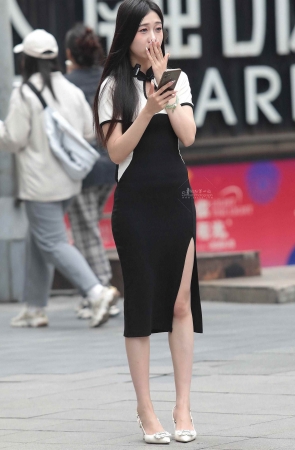 气质高跟街拍少妇