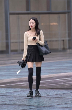 21817-14+90-短裙肉 丝女孩