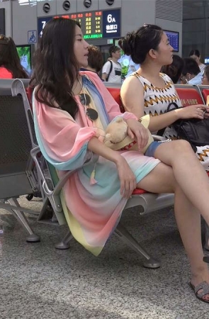 美少女联合出动，同型美足同款凉拖第2期