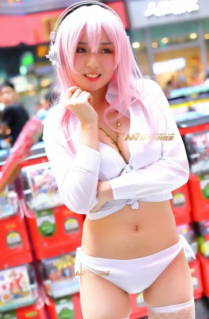 长腿白衣coser