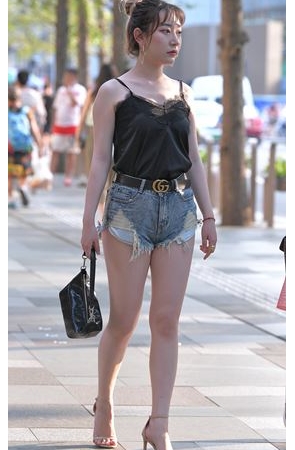 高跟长腿热裤美女(101P)