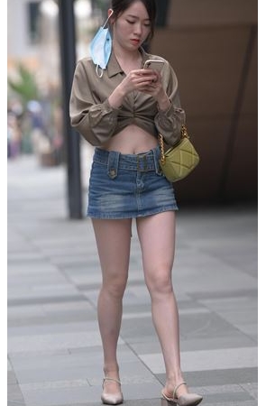 牛仔裙小姐姐(117P)