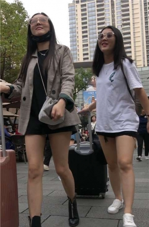 4K 街拍美腿性感大美女