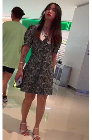 连衣裙美女