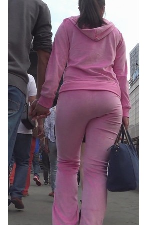 极品粉色套装美女