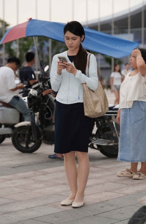 超薄rou丝平底鞋小姐姐