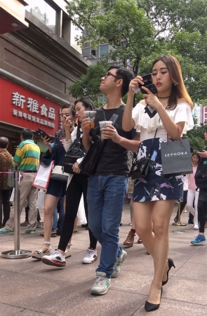 美丽长腿女友