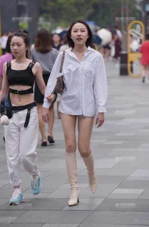 这腿好白