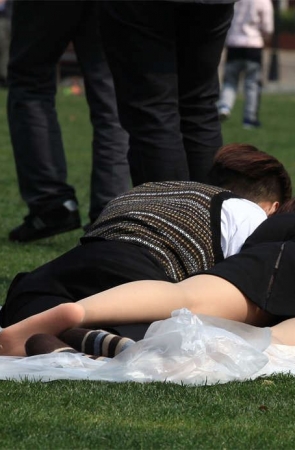 No592 美女无档超薄长丝，要的就是这感觉