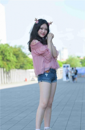 卖萌可爱热裤MM 原版图片MJ146[1.63G]