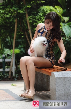 【辉辉模拍作品】芝芝与狗狗原版图片MJ068[2.7G]