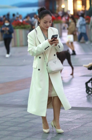 气质街拍高跟shaofu