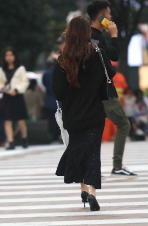 气质街拍高跟shaofu