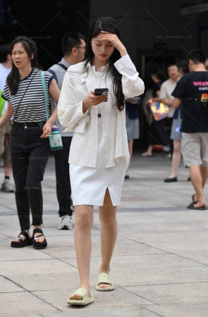 25611-15-56√肉丝-拖鞋-礼仪 10P